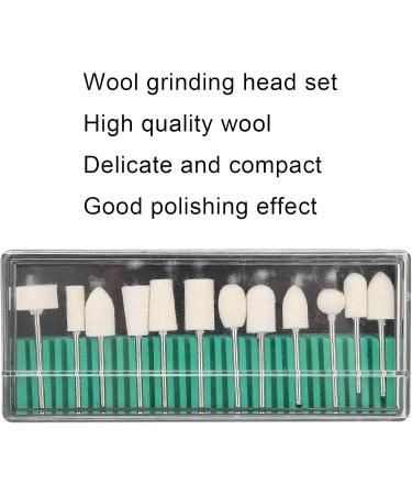 Nail Drill Bit Wool Nail Polishing Head Convenient and Practical Light Weight and in Small Size Easy To Store and Carry for Home for Salon - Buy Online on GoSupps.com