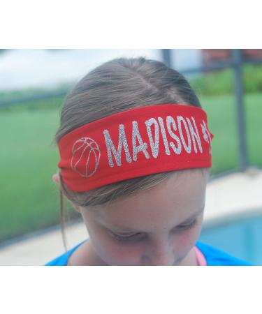 Custom Glitter Words TIE Headband - Personalize Your Own White TIE Headband - Buy Online on GoSupps.com