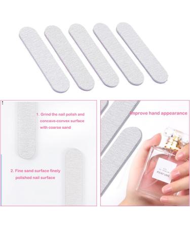 50 Packs Double Sided Mini Nail Files & Buffers - 100/180 Grits Emery Boards for Acrylic Nails - Buy Online on GoSupps.com