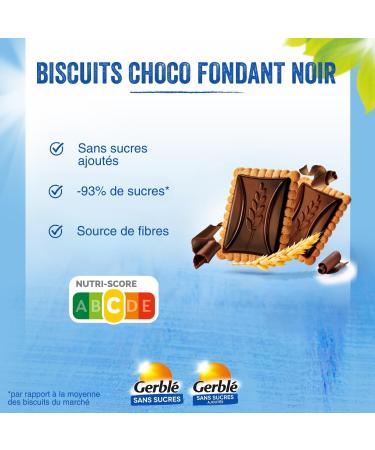 Gerbl No Added Sugars Chocolate Fondant Cookies Black 12 Cookies 126 g 190670 - Buy Online on GoSupps.com