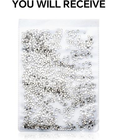 YHMQ DU Pieces Rhinestones for Nails - Crystal 2160 White SS20 (4.6-4.8mm) - Nail Art Gems & Crystals for Stunning Nail Designs - Buy Online on GoSupps.com