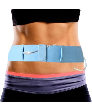 Weohoviy Peritoneal Dialysis Conduit Belt,Catheter Fixation Device Abdominal Dialysis Belt,Stretch G/Peg Feeding Tube Holder PD Catheter Covers Bag Drainage Abdominal Fixation Nursing supply(Medium)