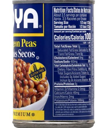 Goya Foods Dry Pigeon Peas 15.5 Oz - Pack of 24 | High-Quality Legumes for Delicious Meals - Buy Online on GoSupps.com
