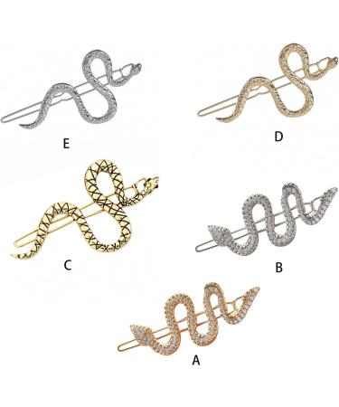 hgnxa Snake Hair Clips For Women Hair Accessories Silver den for - Buy Online on GoSupps.com