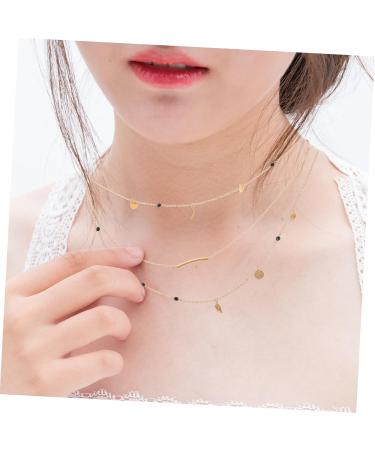 COLLBATH Choker Necklace for Women A Necklace Beach Necklaces for Women Bead Leaf Necklace Miss Alloy Pendant - Buy Online on GoSupps.com