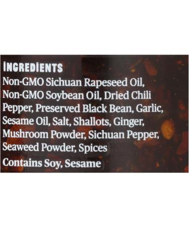 FLY BY JING Sichuan Chili Crisp 6oz Deliciously Savory Umami Spicy Tingly Crispy Gourmet All Natural Vegan Gluten-Free Hot Chili Oil Sauce with Sichuan Pepper Good on Everything - Buy Online on GoSupps.com