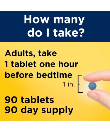 Nature Made Melatonin 4mg Extended Release Tablets Sleep Supplements for Adults 100% Drug Free Sleep Aid 90 Count 90 Day Supply 90 Count (Pack of 1) - Buy Online on GoSupps.com