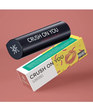 CRUSH ON YOU Vegan Lipstick - Caramel Orange Undertones - Satin Finish (337 Just Like Honey) - Buy Online on GoSupps.com