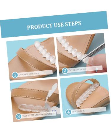 12 Pairs Anti-Slip Stickers for High Heels | Silicone Cushion Heel Pads & Sole Protectors - International Shipping Available - Buy Online on GoSupps.com
