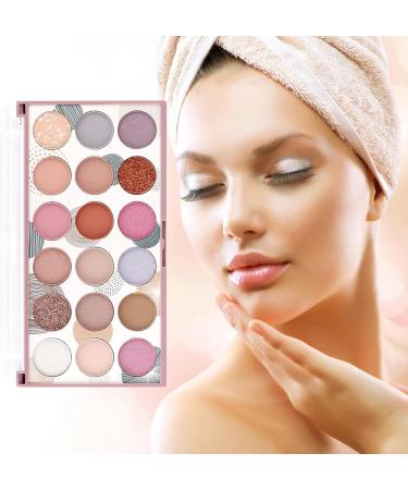 Matte Eye Shadow Palette - Multi-Colors Matte Eye Shadow Velvet Texture Neutral Shades | Blendable Make Up Set for Travel Sillervan - Buy Online on GoSupps.com