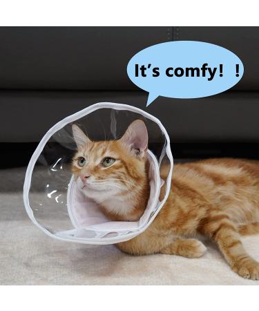 Crazy Felix Cat Cone - Soft Comfortable Collar for Cats, Blue - Neck 7-10 - Buy Online on GoSupps.com