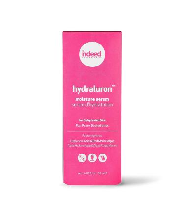 INDEED LABS Hydraluron Moisture Serum 1.0 fl oz - Deep Hydration & Moisture Boost - Buy Online on GoSupps.com