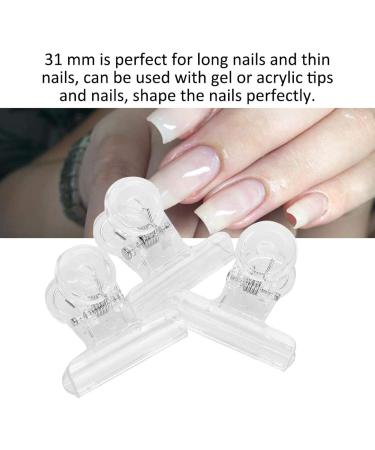 Clips Portable 4 Colors Durable Nail Extension Clips for Home Use for Salon(Transparent) - Buy Online on GoSupps.com