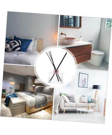 FRCOLOR 1 Set Aromatherapy Glass Bottle Aroma Diffuser Stick Glass Diffuser Jars Diffuser Reeds Sticks Diffuser Jars Empty Reed Oil Home Decor Refillable Bottle Cylinder Sesame Oil The Se - Buy Online on GoSupps.com