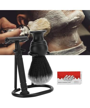 Premium Men's Shaving Set - Brush Razor Stand & Blades for Salon & Home Use - International Shipping Available - Buy Online on GoSupps.com