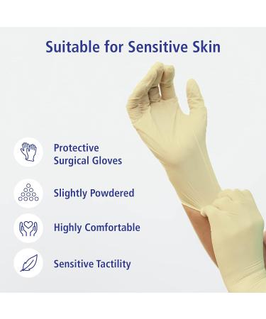 OP Surgical Glove Pure Latex Sterile Powdered Size 7.5 x50pairs - High-Quality Protection - Buy Online on GoSupps.com