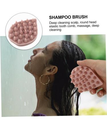 Beavorty 3 Pcs Bathing Brush Set | Portable Hairbrush & Scalp Massager | Shampoo Peeling & Hair Care Comb | Bathroom Cleaning Tools - Pink - Buy Online on GoSupps.com