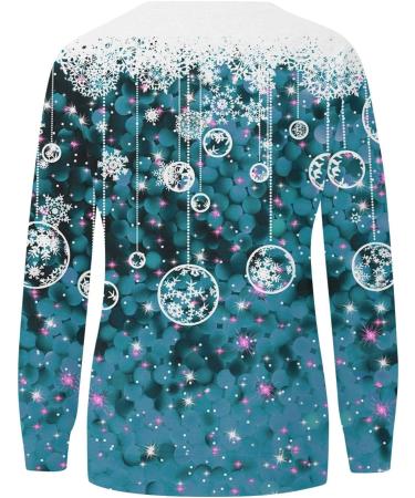 Shop Women s Christmas Sweater | Santa Claus & Elk Print Pullover Tops - Festive Holiday Apparel - Buy Online on GoSupps.com