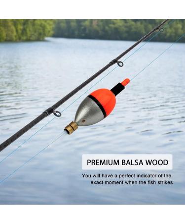 THKFISH Slip Bobbers for Fishing - Balsa Bobbers for Steelhead Fish Float Rigs - 1/8oz (3.5g) 5pcs - Buy Online on GoSupps.com