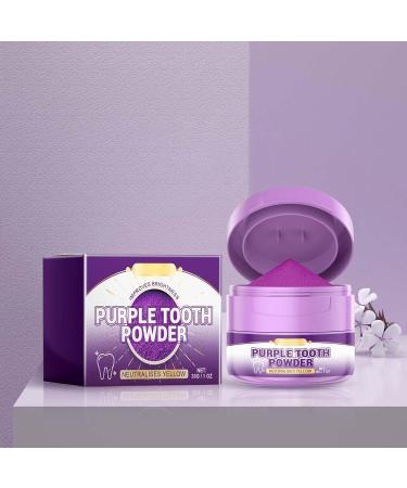 Purple Teeth Whitening Powder | Effective Tooth Whitening & Bleaching | Enhance Your Smile with Visible Results - Buy Online on GoSupps.com