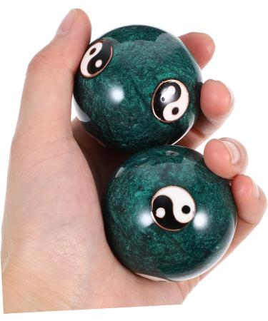 Fomiyes 10-Stk Health Massage Handball - Chinese Baoding Balls | Fengshui Gemstone & Metal Cloisonn Fitness Aid - Buy Online on GoSupps.com
