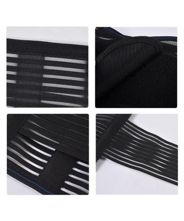 Summer Back Support Mesh Brace | Adjustable Waist Trainer & Pain Relief Belt for Men & Women | X-Large Gray - Buy Online on GoSupps.com