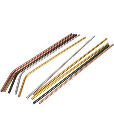Plumflex Reusable Stainless Steel Straws 10 Extra Long 10.5inch Metal Drinking Straws with 2 Brushes and Carry Bag Environment- for 20/30oz Tumblers Beverage  - Buy Online on GoSupps.com