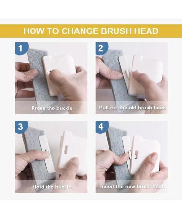 Window Sill Cleaner Tool | Window Groove Cleaning Brush Tool Hand Held Sill Cleaner Sponge 2 in 1 for Door & Window Track Gyouza - Buy Online on GoSupps.com