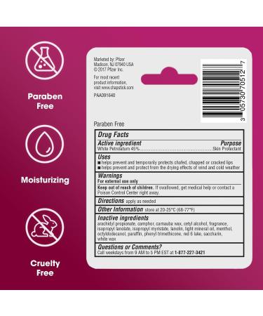 ChapStick Classic Cherry Lip Balm 2-Pack  Fruity & Sweet Lip Moisturizer for Dry Lips 0.15 Oz Ea - Buy Online on GoSupps.com