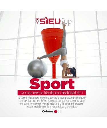 Sileu Menstrual Cup Size L | Eco-Friendly Medical Silicone | Best for Sports Yoga Swimming & Pilates - Alternative to Tampons & Pads - Buy Online on GoSupps.com