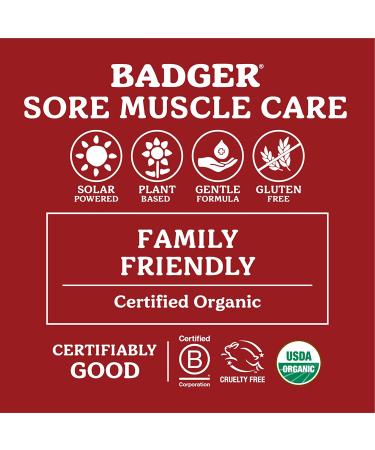 Badger Organic Deep Tissue Massage Oil - Ginger, Arnica & Cayenne | 4 fl oz - Buy Online on GoSupps.com