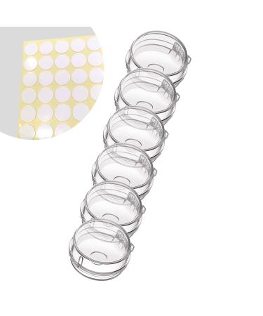 Herd child locking 6 pieces stove protection baby fuse stove switch protection stove protection buttons stove knob covers suitable for ovens foci gas stoves in the kitchen (protective cover + sticker)
