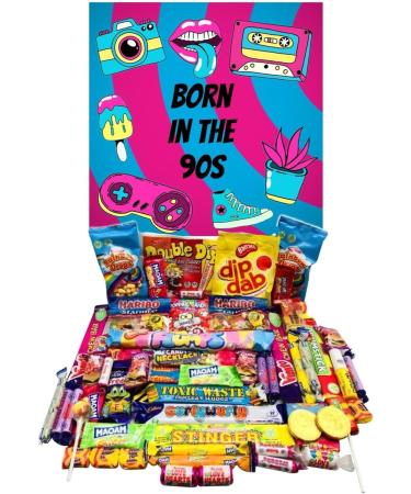 Born in the 90's Pick n Mix The Ultimate Retro Sweet Selection 70s 80s Box Sweet Hamper Present Gift Birthday - Buy Online on GoSupps.com