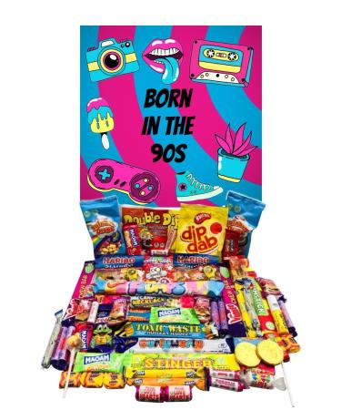 Born in the 90's Pick n Mix The Ultimate Retro Sweet Selection 70s 80s Box Sweet Hamper Present Gift Birthday