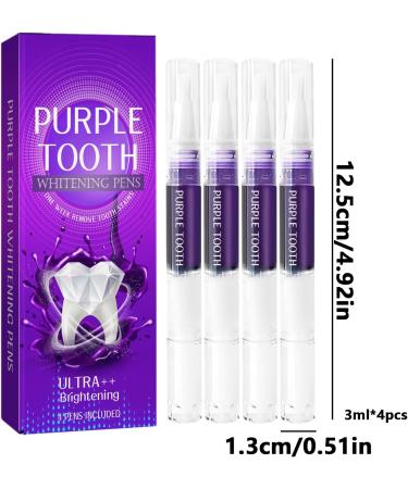 Tooth Whitening Gel - No Sensitivity Travel-Friendly Purple Pin for Home & On-the-Go Dental Care - Buy Online on GoSupps.com