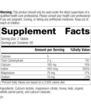 Standard Process Min-Tran - Nervous System Support with Iodine & Magnesium - 360 Vegetarian Tablets - Buy Online on GoSupps.com