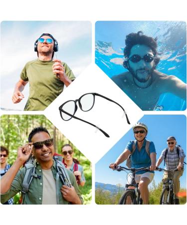 25 Pairs Silicone Glasses Ear Pads | Slide-Resistant Transparent Holder for Glasses & Sunglasses - Anti-Slip Sport Accessory - Buy Online on GoSupps.com