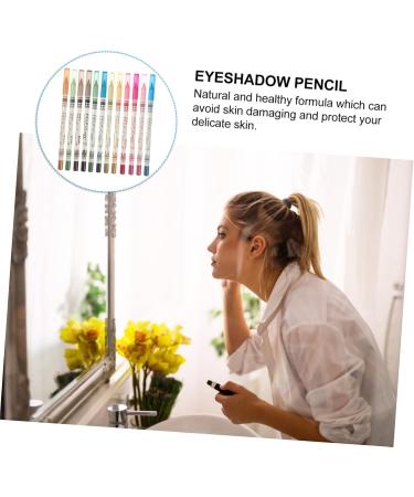 Angoily Eyeliner Waterproof 12 Pcs Eyeliner Pencil Eyeshadow Green Suits Colored Eyeliner Eye Shadow Pen Liquid Eyeliner Mousse - Buy Online on GoSupps.com