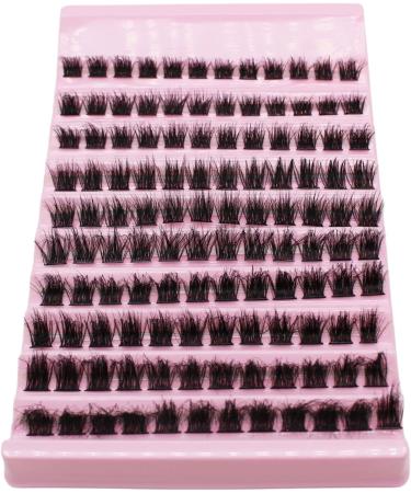 Selawasty 120 Lash Clusters D Curl Mega Volume DIY Eyelash Extensions - Wispy Individual Lashes for At-Home Cluster Extensions (S6-D-8-16MIX) - Buy Online on GoSupps.com