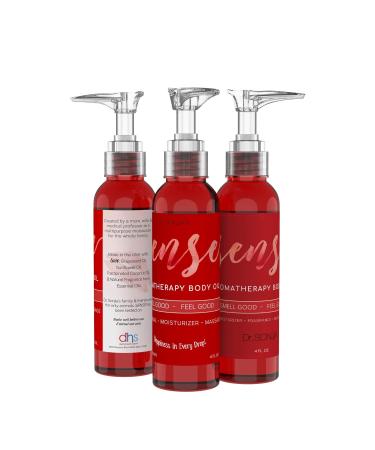Buy Sense Relaxing Organic Body Oil - 100% Hypoallergenic Massage & Aromatherapy Oil Made in USA | Natural Skin Moisturizer 4 Fl Oz - Buy Online on GoSupps.com