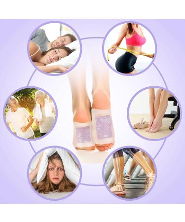 Maguja 50Pcs Upgraded 2-in-1 Natural Lavender Foot Pads for Body & Foot Care | Sleep & Feel Better | Premium Organic Pads for Travel & Home Use - Buy Online on GoSupps.com