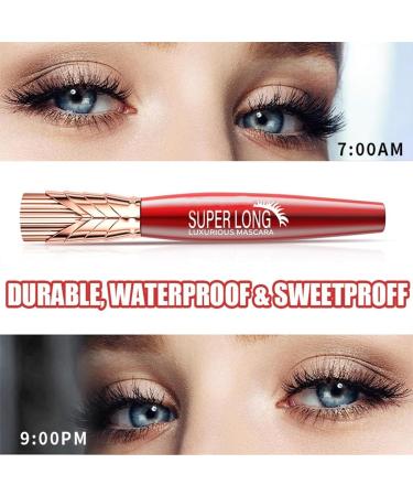 MoriAction Yanqina Super Long Mascara 4d Long Curling Hold Makeup Mascara Long Lasting Curling Mascara to Build Fuller Eyelashes Waterproof Sweatproof Mascara Doesnt Smudge 3 Pieces - Buy Online on GoSupps.com