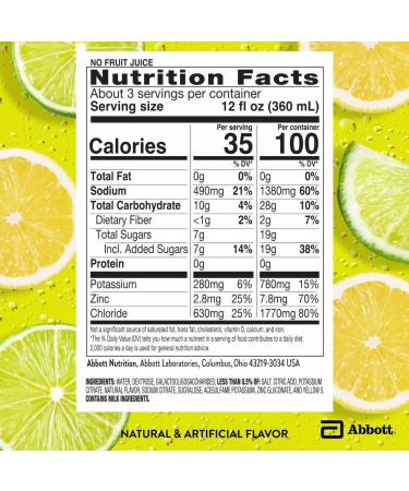 Pedialyte AdvancedCare Plus Electrolyte Hydration Drink | Has 33% More Electrolytes and Has PreActiv Prebiotics | Lemon Lime | 1 Liter Pack of 4 Lemon Lime 33.8 Fl Oz (Pack of 4) - Buy Online on GoSupps.com