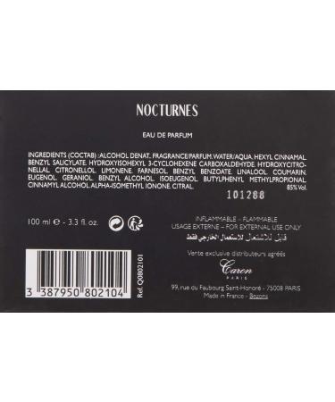 Caron Paris Nocturnes Eau De Parfum 3.3 Fl Oz - Buy Online on GoSupps.com