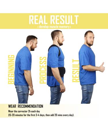 CFR Magnetic Shape Body Shoulder Brace Belt - Posture Corrector for Neck Back & Shoulder Pain Relief | Medium White - Buy Online on GoSupps.com