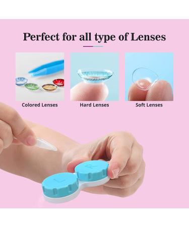 12-Pack Compact Colored Contact Lens Case - Multi-Color & Leak-Proof - Travel & Home Storage - Buy Online on GoSupps.com