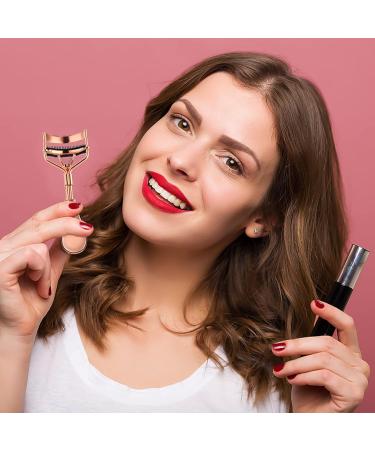 Sibba Professional Eyelash Pliers for Women - No Pinching Long-Lasting with 10 Silicone Refill Pads & Eyelash Brush - Perfect Makeup Tool for All Eye Shapes - Buy Online on GoSupps.com