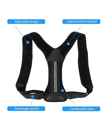 Back Posture Corrector Unisex Back Brace Posture Corrector Adjustable Back Straightener Back Correction Belt(S) favorite gift lofty ambition - Buy Online on GoSupps.com