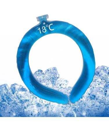 Wearable Cooling Wrap | Reusable Neck Coolers for Hot Weather | Wearable Cold Gel Ice Pack Cooling Neck Wraps Tube Below 18 for Sports Gym Cycling Running Hiking Pochy Three Generations Blue - Buy Online on GoSupps.com