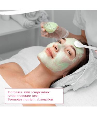 200 Sheets Disposable Facial Mask - Transparent Moisturizing Sheet Masks for Skin Care & DIY Spa - Plastic Wrap & Spatula Included - Buy Online on GoSupps.com